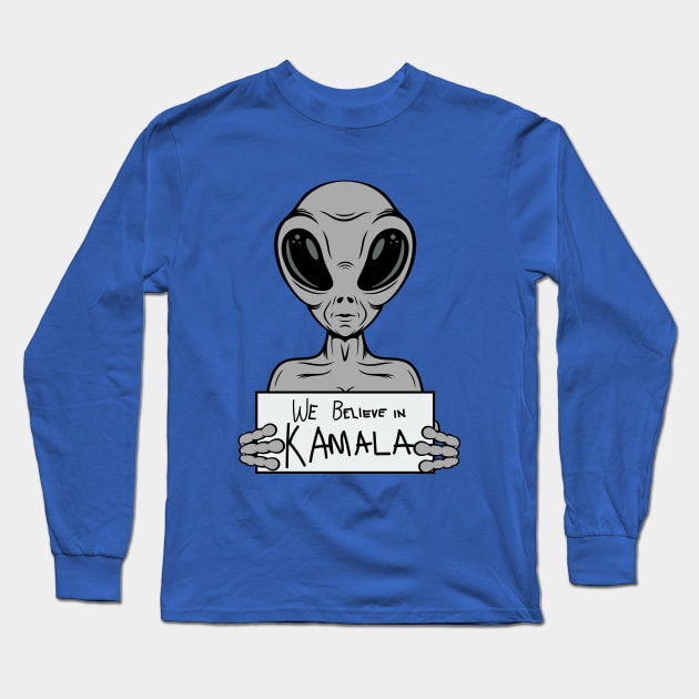 We Believe in Kamala Long Sleeve T-Shirt by G! Zone